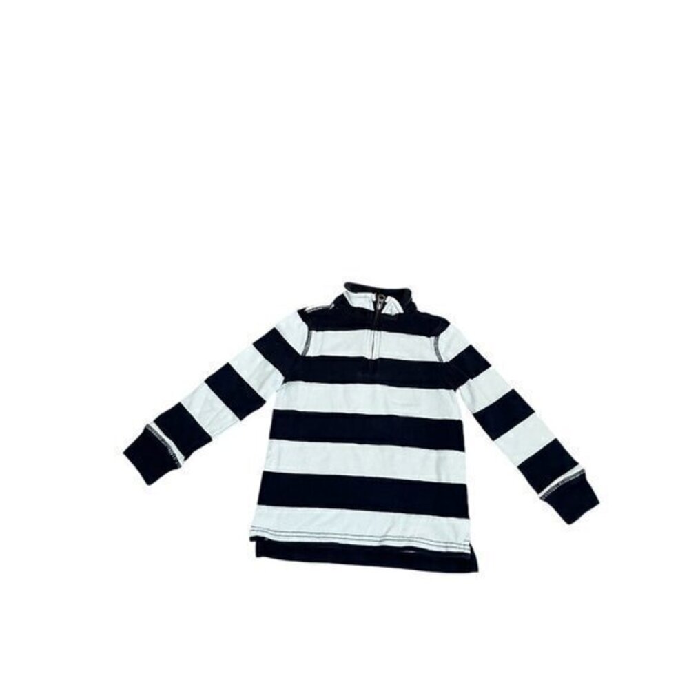 Crewcuts Striped Half Zip Sweatshirt